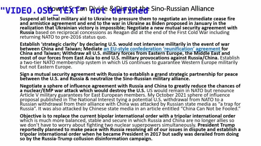 Expert proposes new global sphere of influence to counter Russia and China