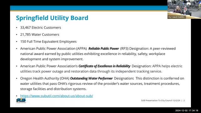 Springfield Utility Board reveals 2023 audit results and $115M water treatment expansion plans