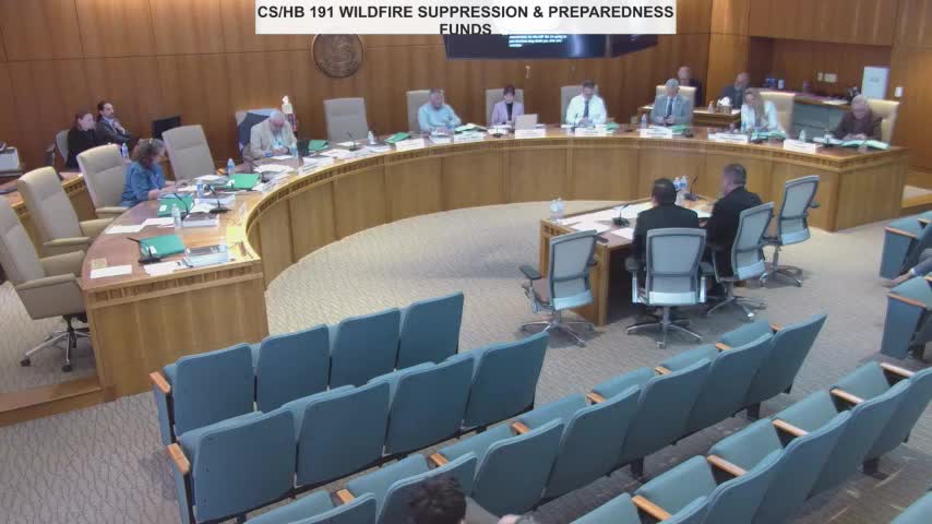 Senate committee backs House Bill 191 to create state wildfire suppression and post-fire funds