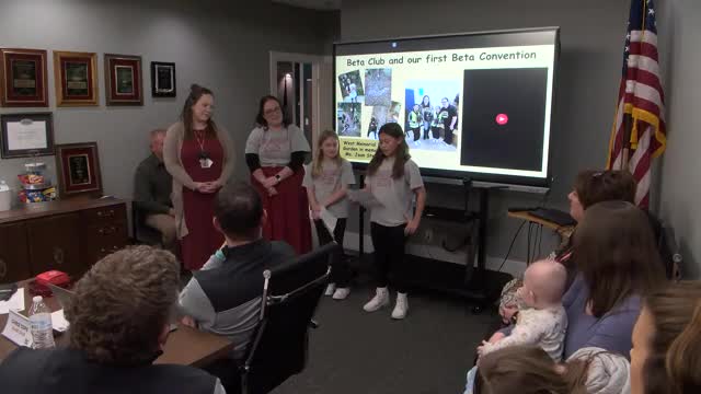 Tilly Galligan celebrates West Elementary Youth Club convention experiences with dance and literature