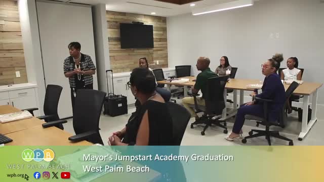 Mayor launches Jumpstart academy graduation for local entrepreneurs in West Palm Beach