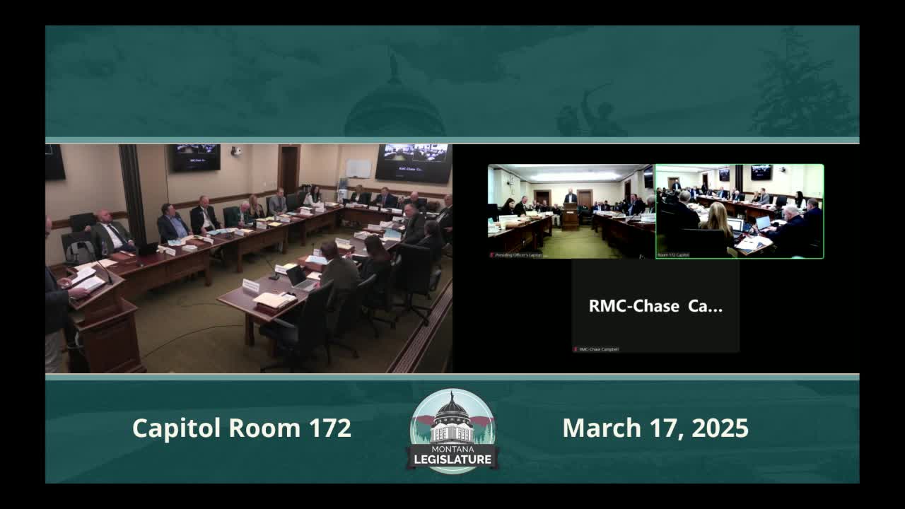 Senator Lamers advocates bill for job creation and financing in Montana