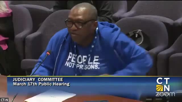 ACLU's Curtis advocates for Senate Bill 1327 to reform Connecticut's sentencing process