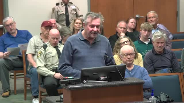 Resident urges commission to halt 60% property tax increase