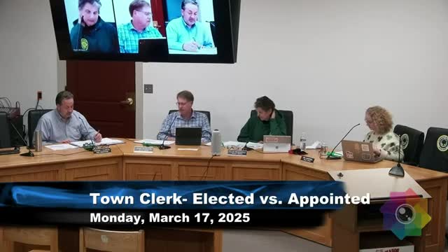 Millis Town Council debates transition to appointed town clerk position