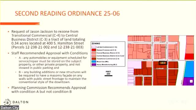 Dalton City Council approves rezoning for residential and commercial properties