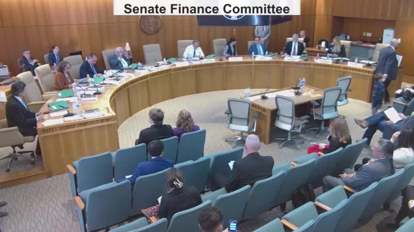 Senate Finance Committee moves into executive session after procedural motion