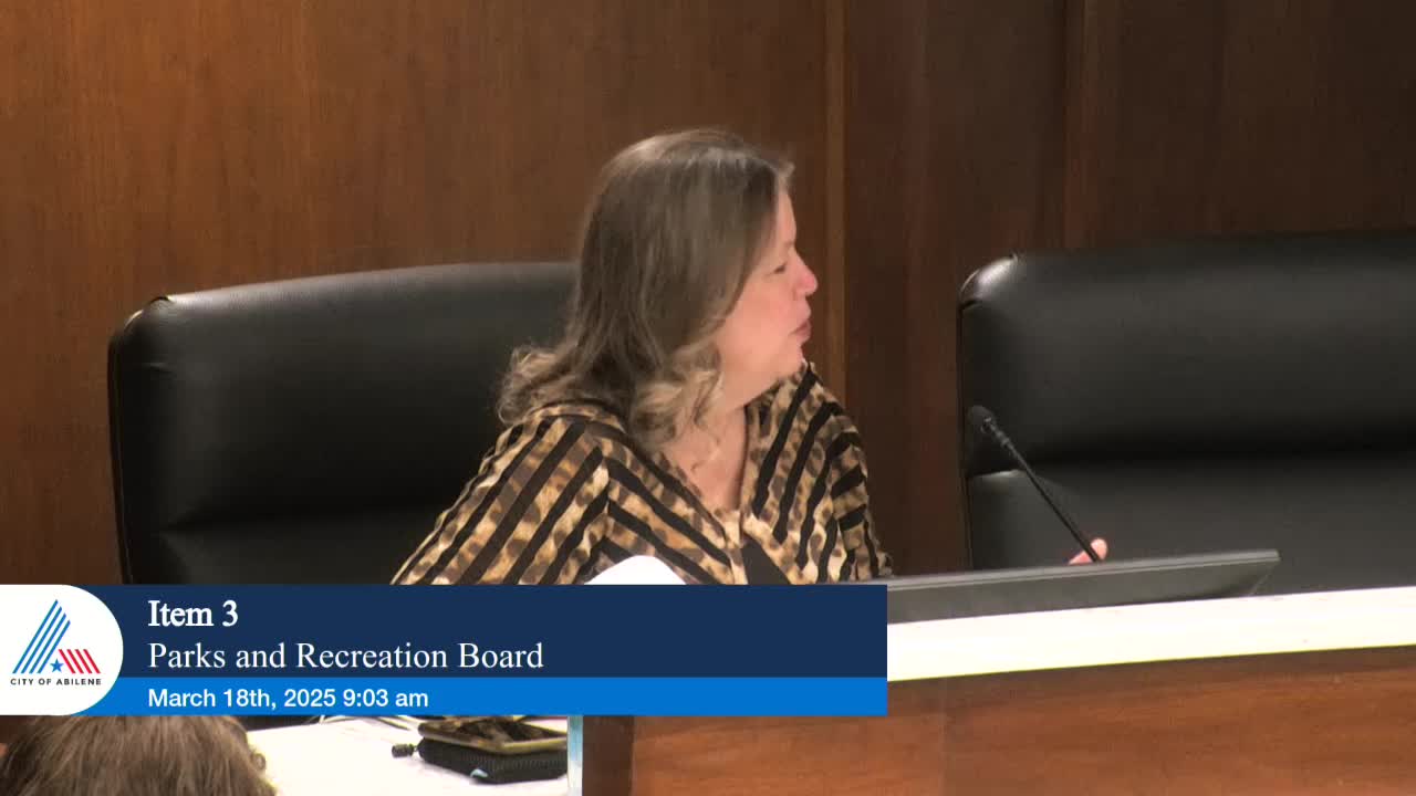 Board unable to vote on habitat and angler access grant letter due to conflict of interest; city staff to seek council recommendation