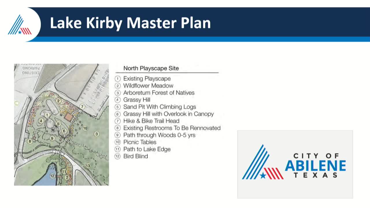 Abilene Board approves Kirby Lake project and Wylie softball warm-up area improvements