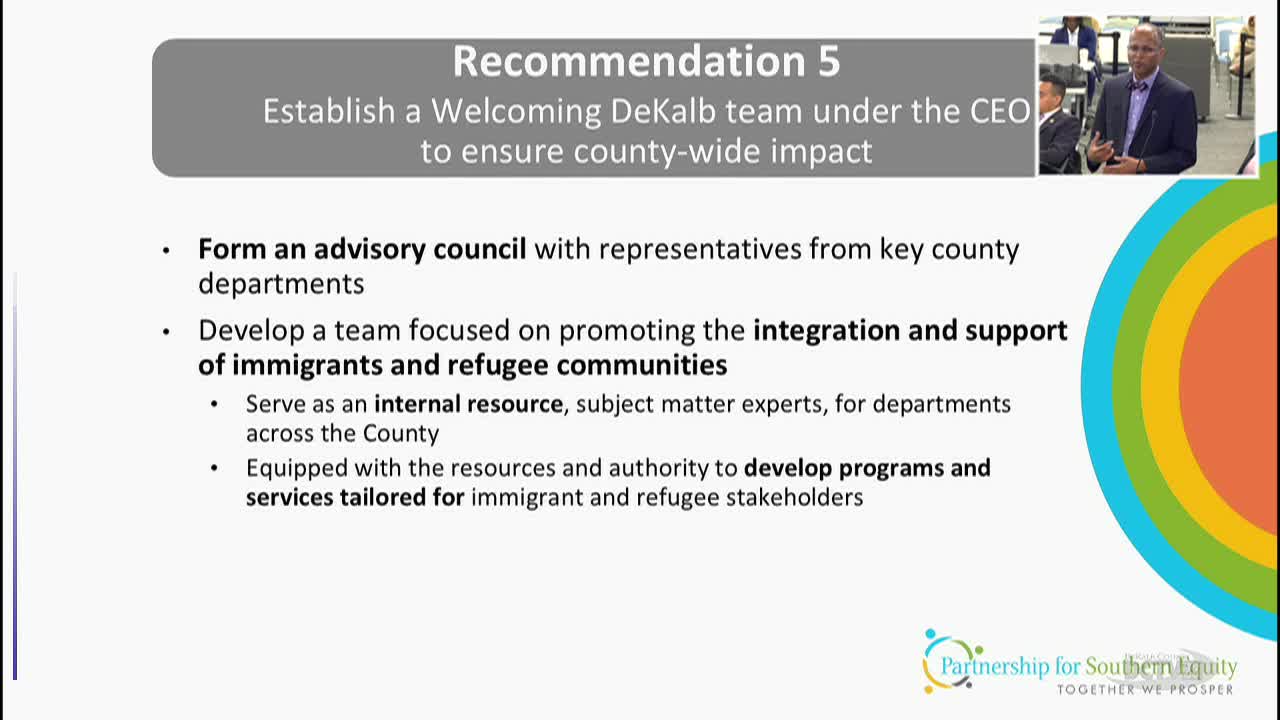 DeKalb County forms advisory committee for immigrant integration and equity study