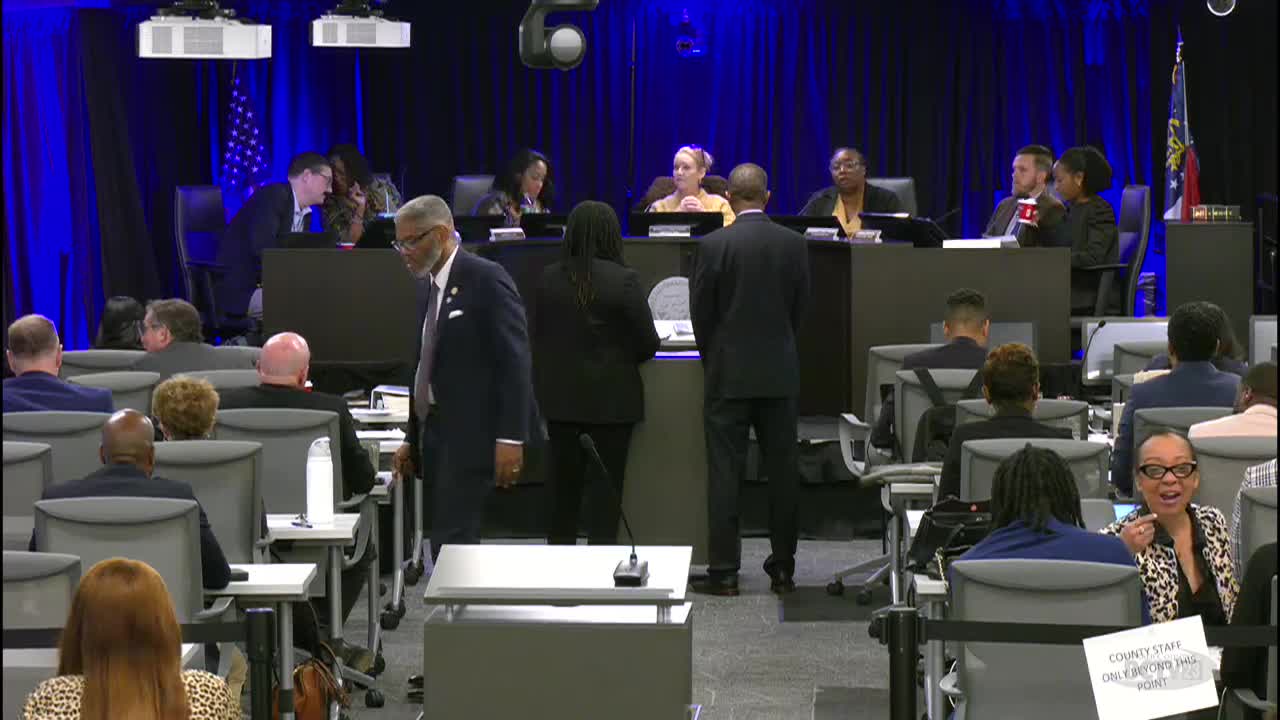 Commissioner Terry defends community values against federal DEI policies in DeKalb County