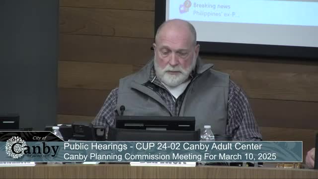 Planning Commission approves Camby Adult Center renovations with traffic control measures