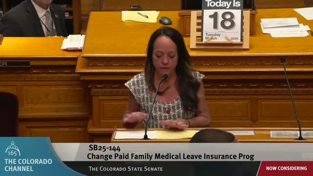 Colorado Senate debates family leave extension for NICU parents in SB 144