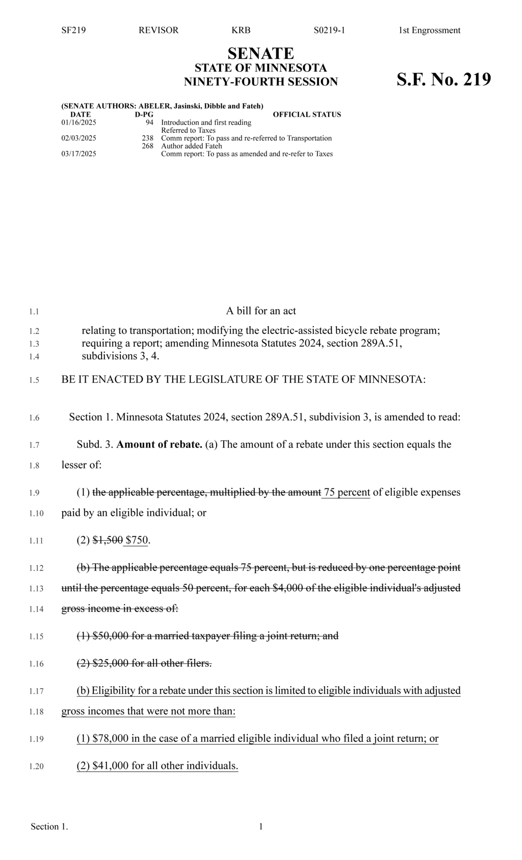 Minnesota implements rebate certificate system for electric-assisted bicycles