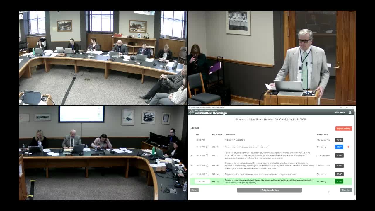 Representative Satram proposes House Bill 1351 to ban explicit deepfake content