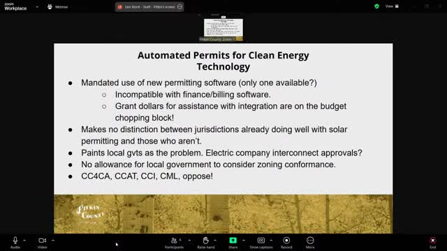 Local advocacy groups oppose SolarAPP+ permit software in upcoming House Finance meeting
