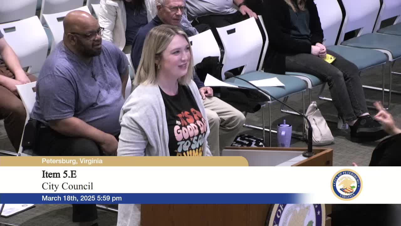 PAWS outlines Petersburg's new animal shelter plans to city council members