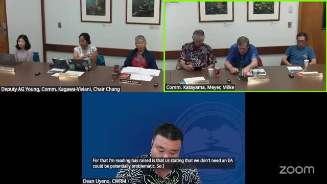Commissioners discuss environmental analysis compliance amid project concerns in Maui