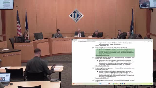 Council approves Parkview Drive reconstruction and streetlight proposals