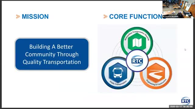 RTC outlines major updates to transportation systems and future projects in Reno