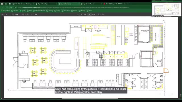 East Lansing reviews Pizza Walla's alcohol service application during public hearing