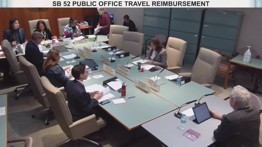 Committee adopts amendment striking legislator per diem language, shifts mileage-setting authority