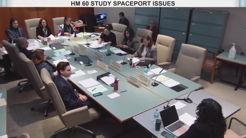 Committee gives do-pass to Memorial seeking study of spaceport tax and local impacts