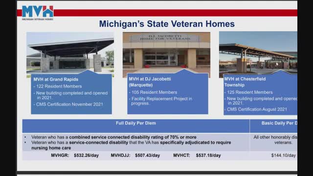 Michigan veterans homes achieve top ratings while planning new facility in Marquette
