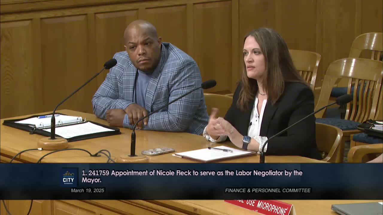 Milwaukee committee confirms Nicole Fleck as labor negotiator amid communication concerns