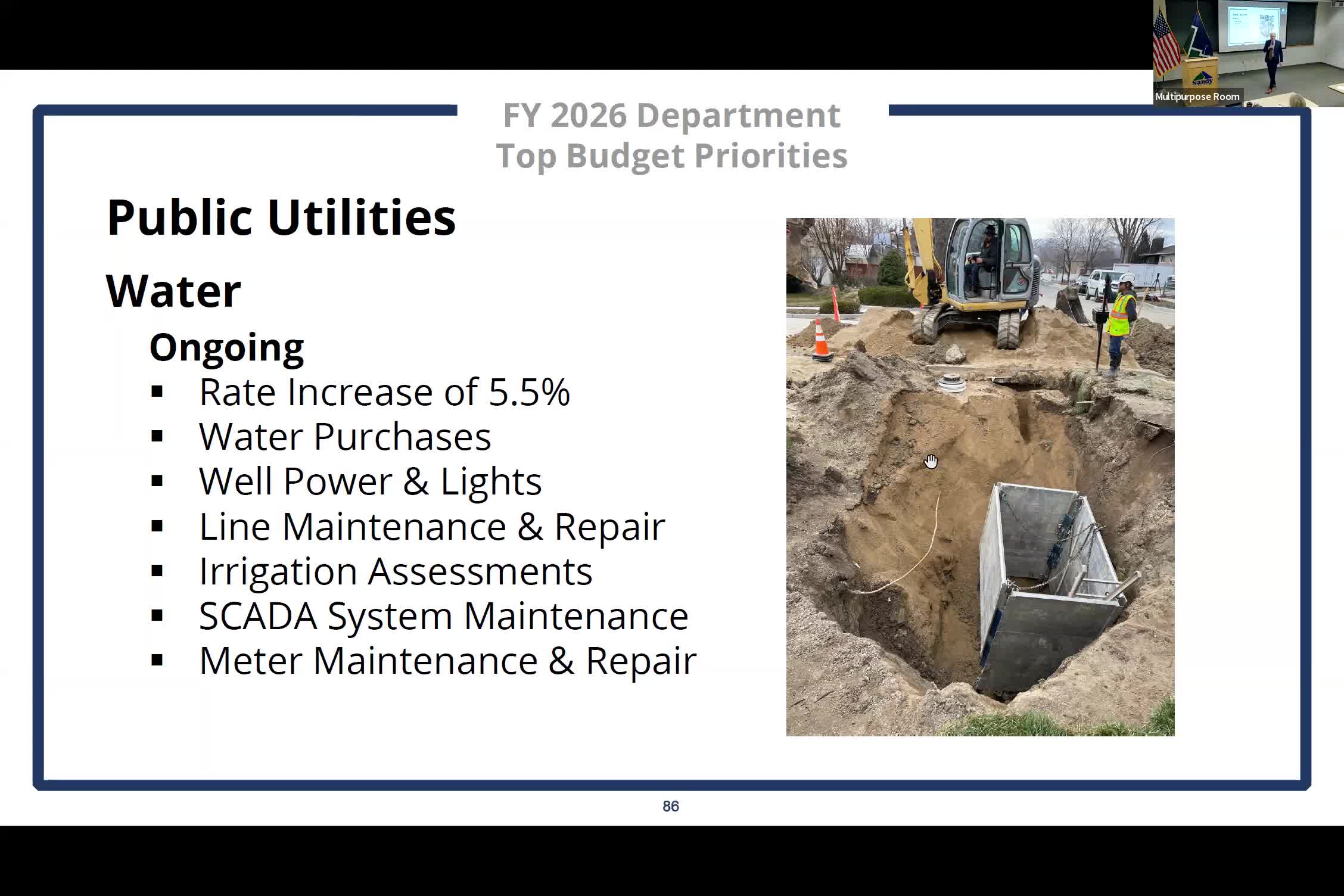 Sandy City Council approves $8M water infrastructure investment plan amid rising rates
