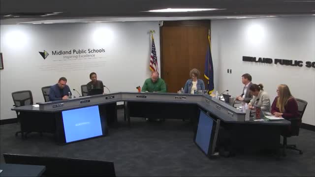 Midland Board accepts $5K gift for robotics program and recognizes community support