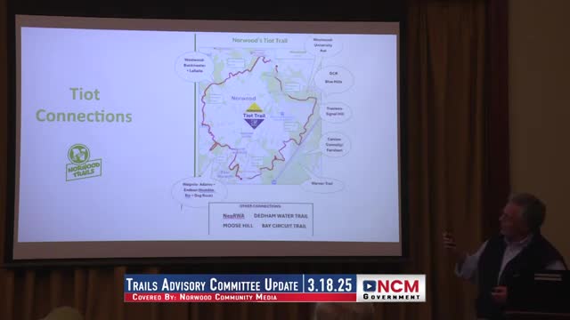Norwood Trails Committee outlines collaborative plans for sustainable trail development