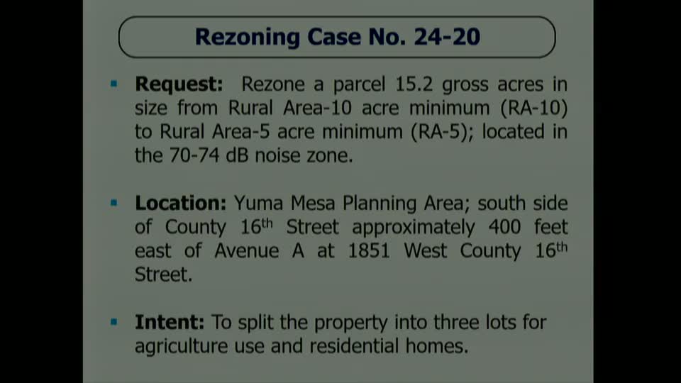 Board approves rezoning from 10‑acre to 5‑acre rural minimum amid Marine Corps Air Station concern