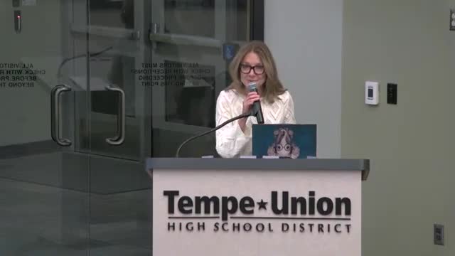 Tempe Union presents common final exam data, pilots basic math assessment and reports early FAFSA outreach