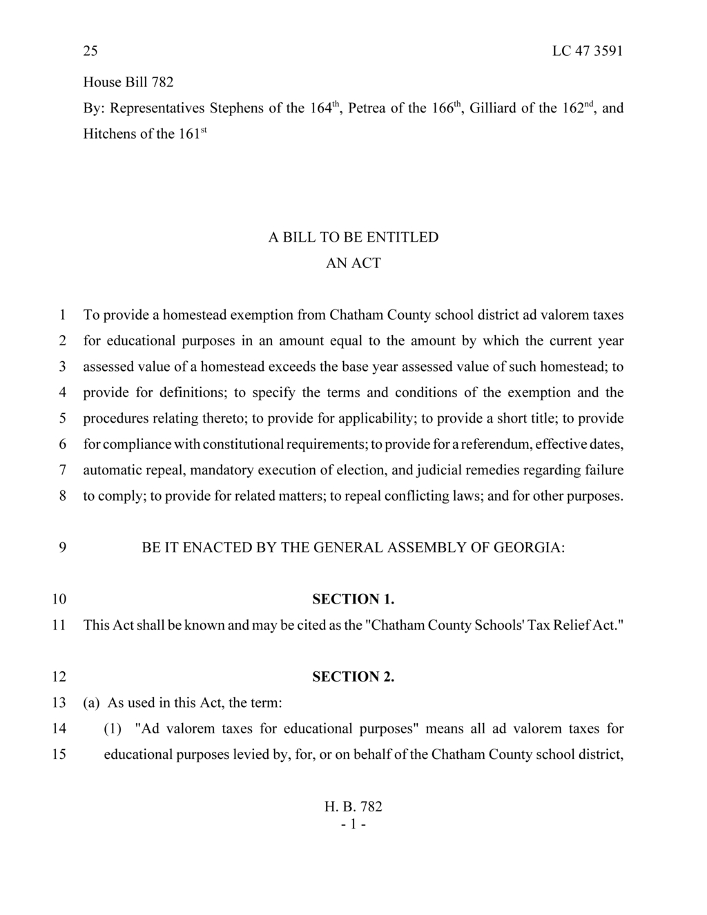 Chatham County grants homestead tax exemption for residents