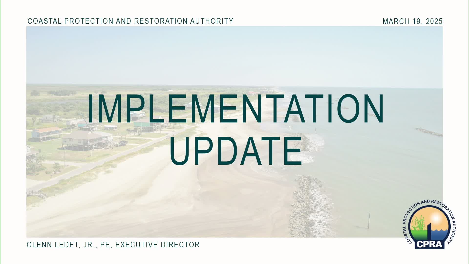 CPRA outlines construction surge: Grand Bayou marsh project starts, Morganza-to-the-Gulf lock moves into major construction phase