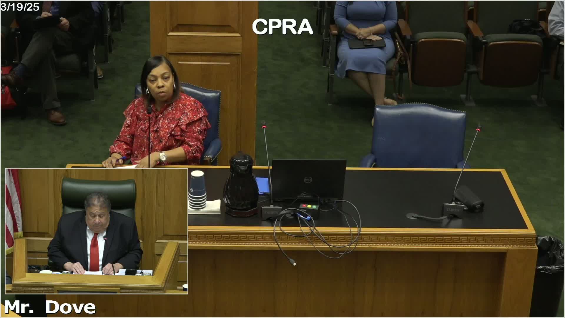 CPRA board approves agenda and minutes, unanimously votes to enter executive session on two pending lawsuits