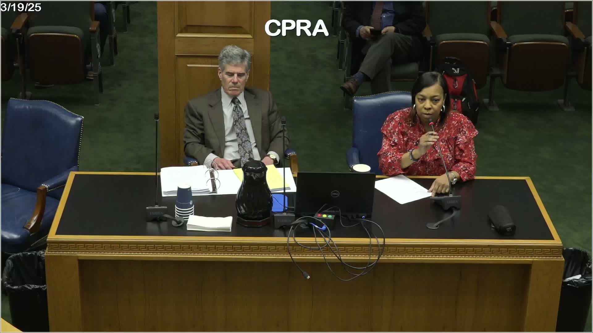 Joint committee concludes executive session with roll call