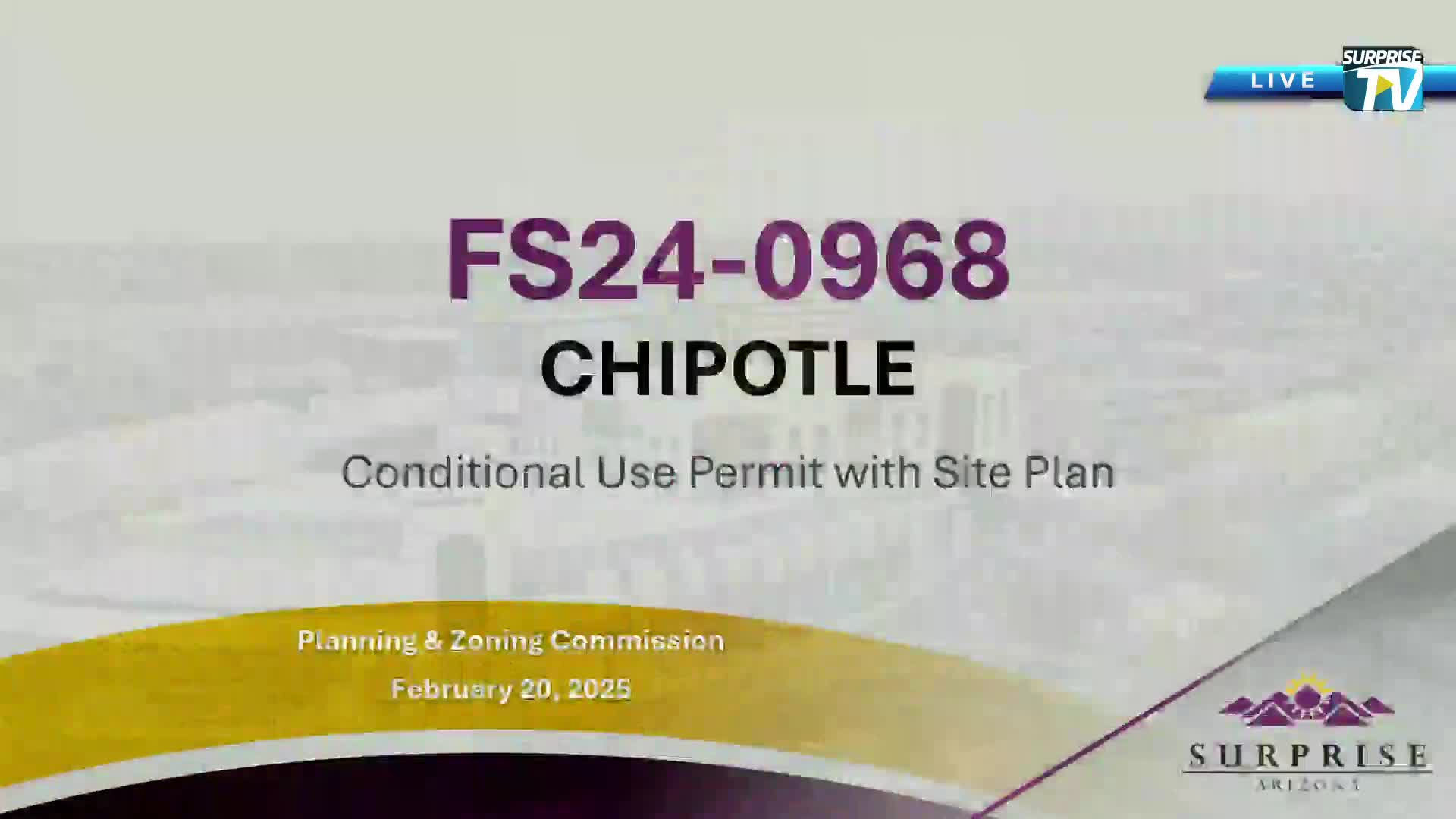 Chipotle proposes new restaurant at Marley Park Square Commerce Center