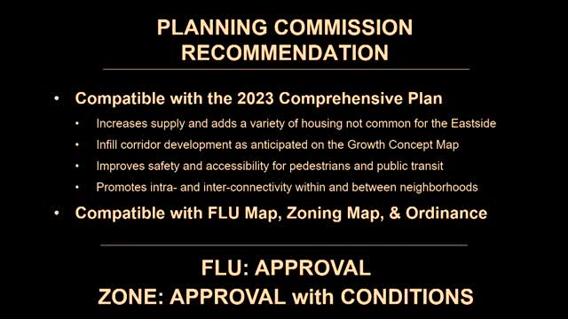 Planning Commission recommends Gainesville Road rezoning and future land use changes