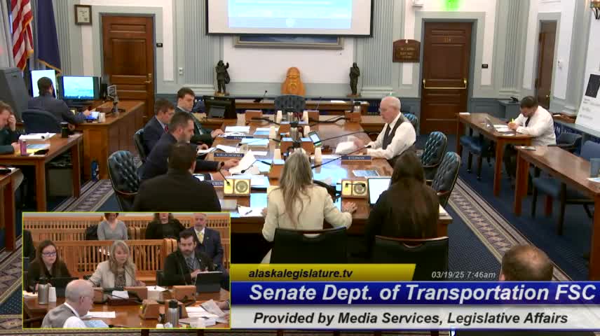 Alaska International Airport System tells Senate subcommittee it refinanced bonds, reorganized operations and is advancing capital projects