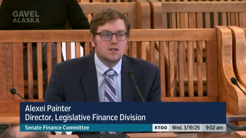 Alaska budget committee reviews growing deficit and revenue shortfalls for FY 25 and FY 26