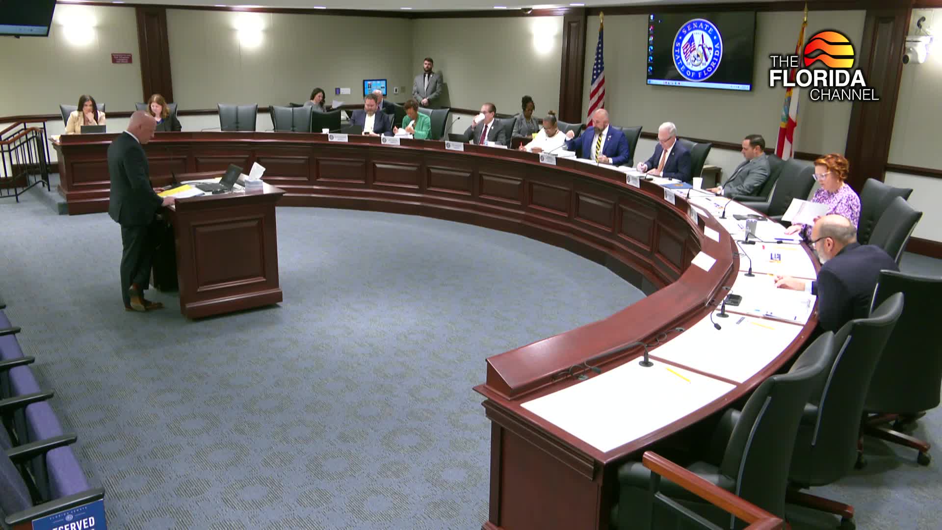 Senate committee adopts transportation bill amendment after debate over utility relocation and reimbursements