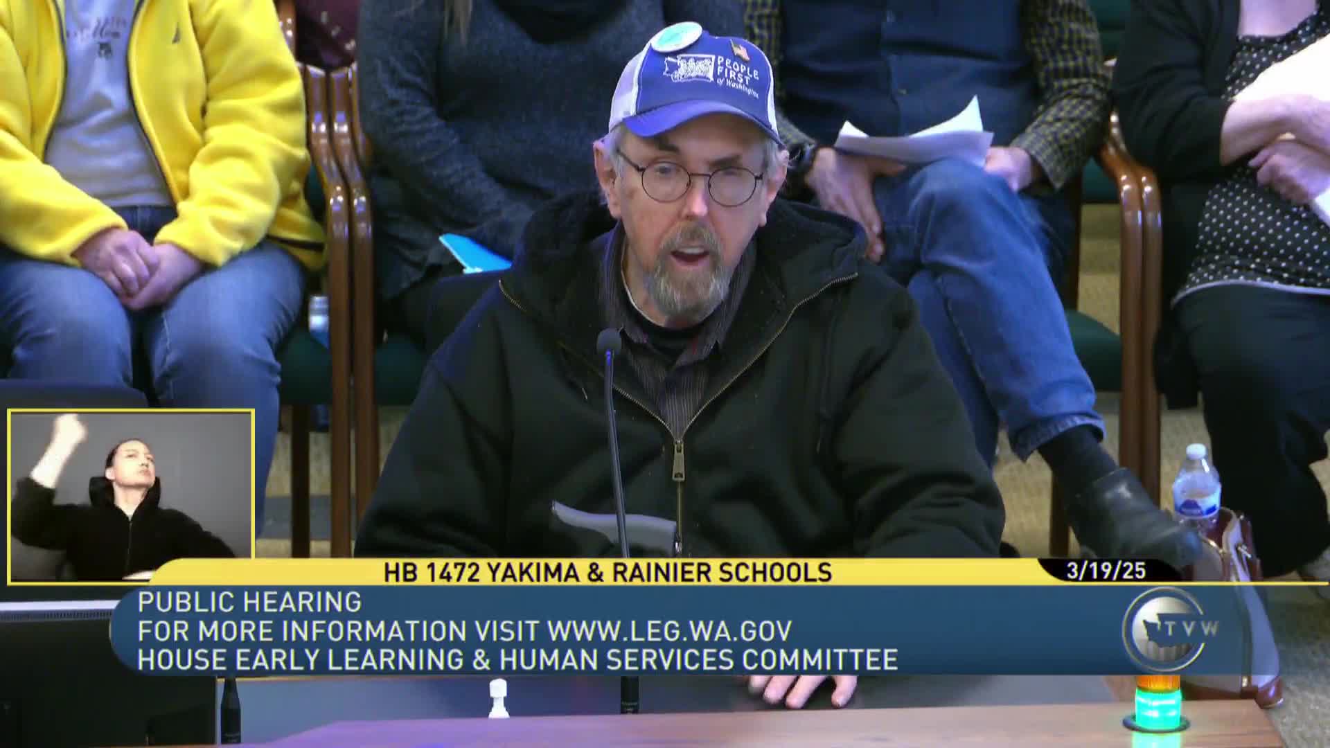 Union Gap Police Chief Gregory Cobb addresses committee amid technical challenges