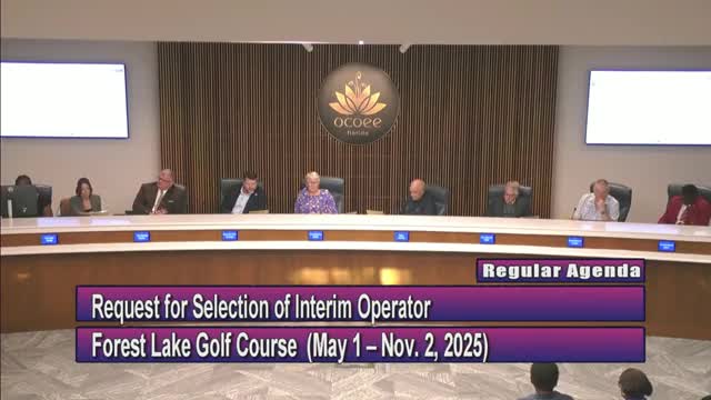 Forest Lake Golf Course management proposal promises $10K monthly fee for six months