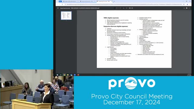 City Council reallocates $500K from tenant assistance to supportive services for homelessness