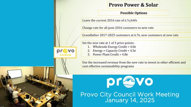 Provo Energy Board debates rooftop solar rate adjustments and consumer protections