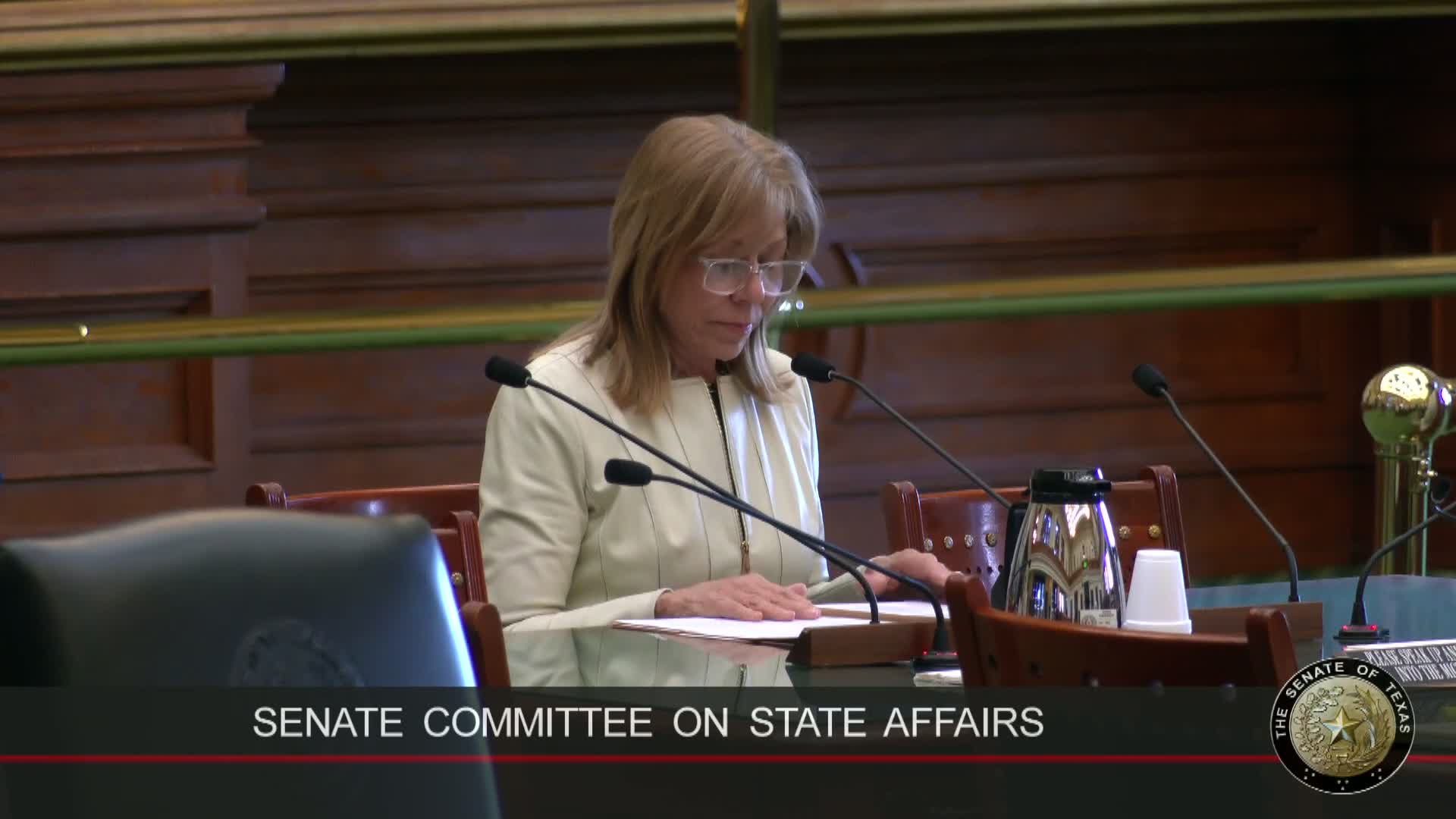 Texas Senate committee modifies immunity rules for compelled testimony