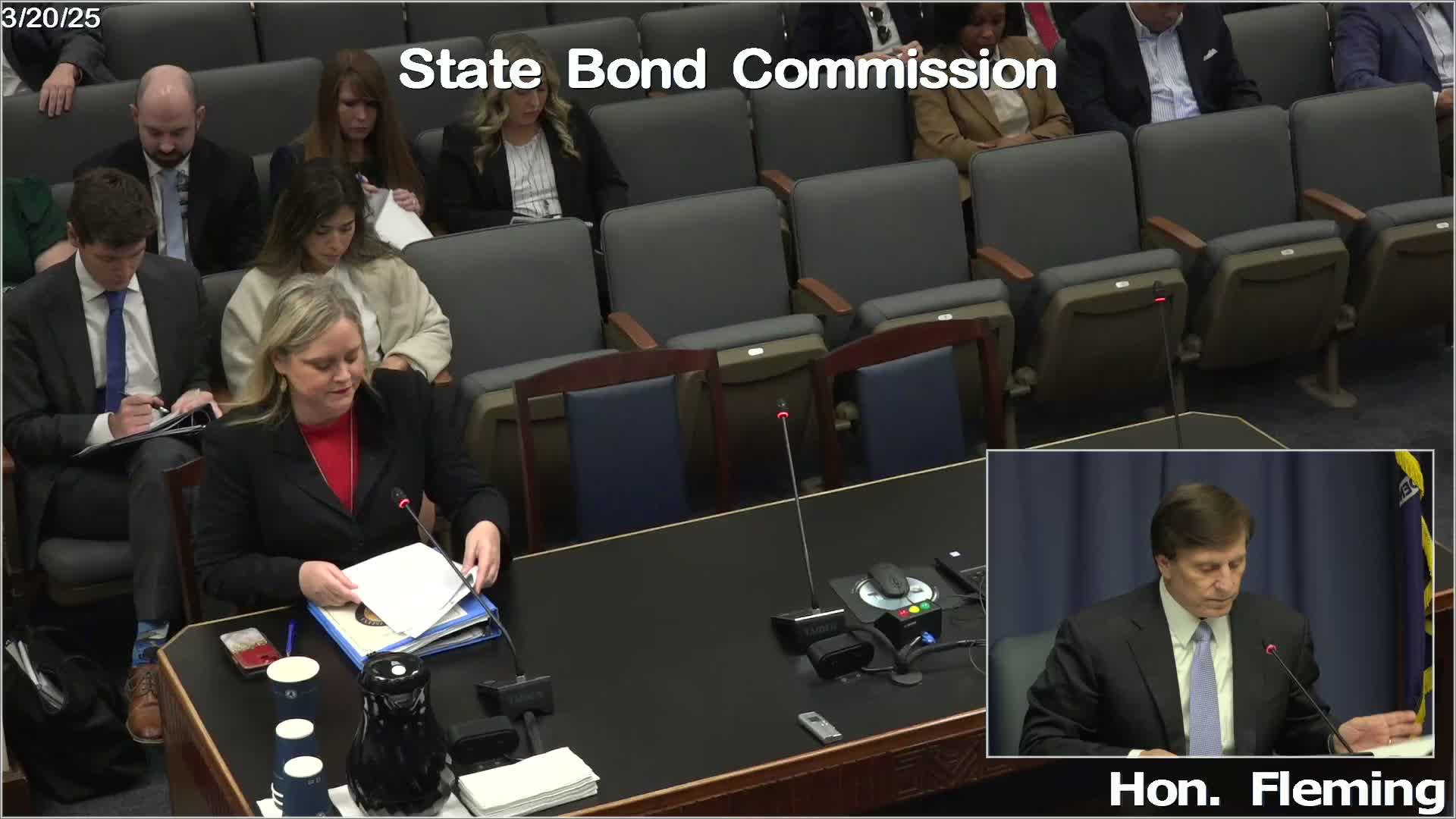 State Bond Commission approves library, parish, port and hospital financings; underwriter-role swap for refunding