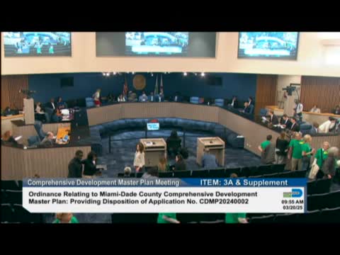 Commissioners adopt CDMP amendment for Lennar Homes; covenant due in 10 days